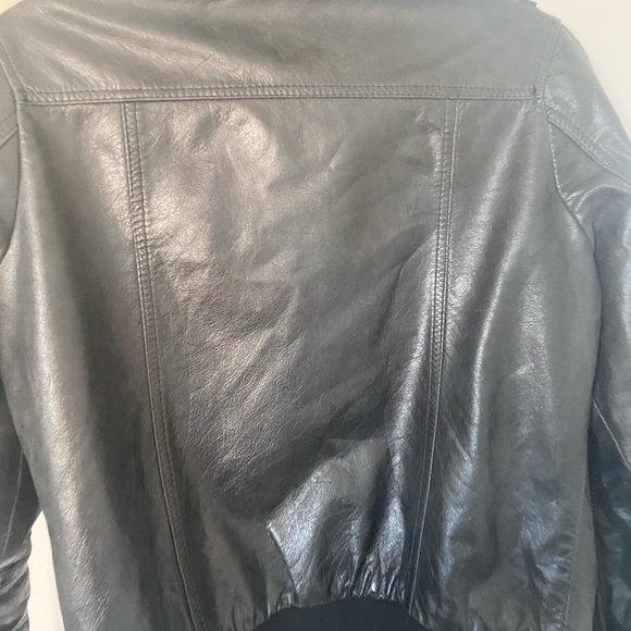 Oversized Genuine Leather Jacket made in Argentina - Picture 8 of 10